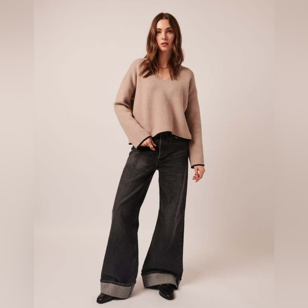 Line the Label Gaia Sweater in Bisque - Picture 2 of 8
